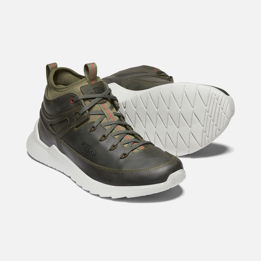 Keen Sneakers Herr Mörk Olivgröna - Highland Mid - 264719EUH